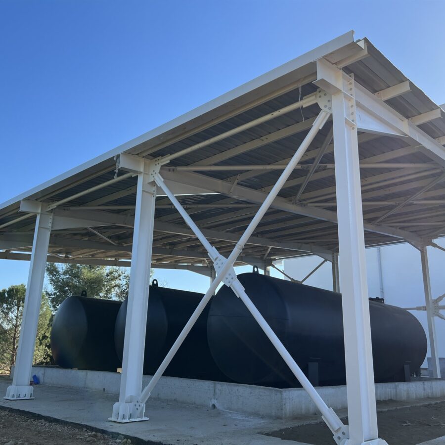 Antalya Havalimanı Güç Merkezi Yakut Tankları Sundurma ve Müdahale Kapakları Kuartz İnşaat